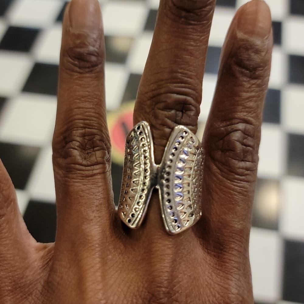 Vintage Sterling silver ring size - Thumbnail 3