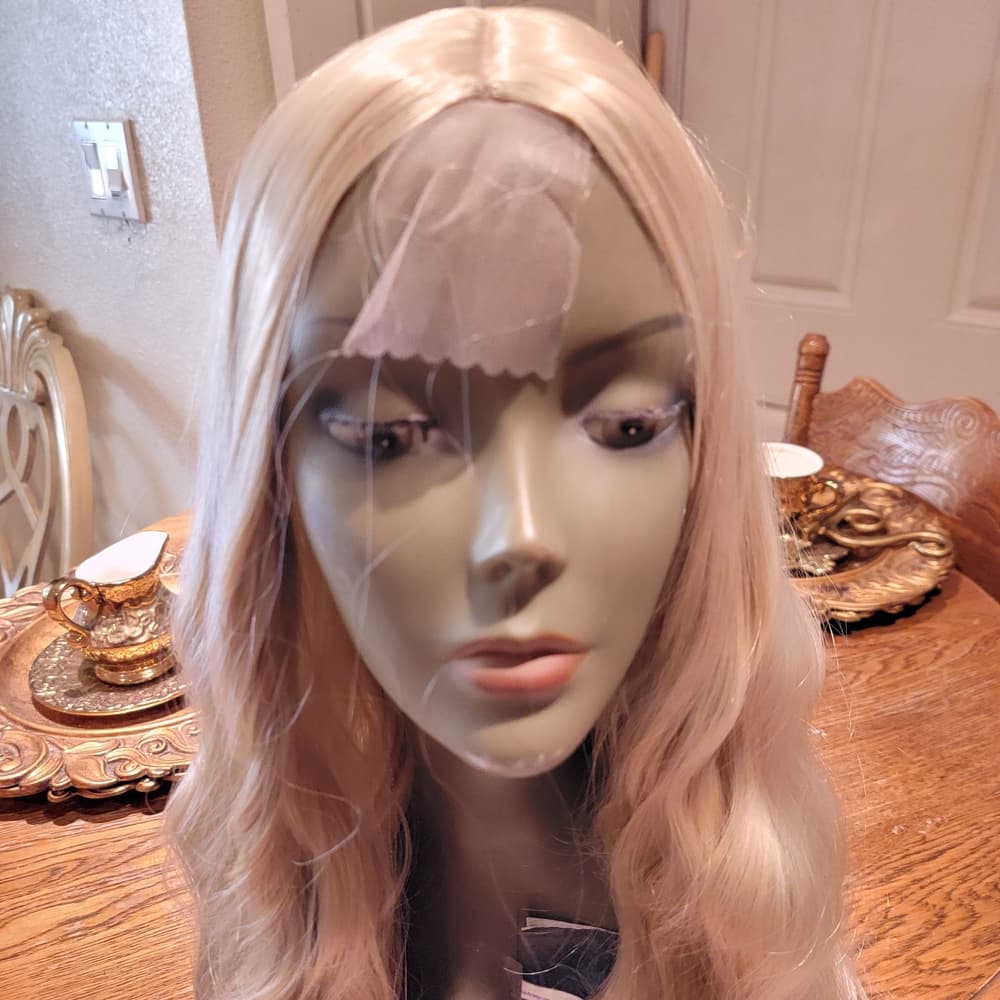 Elegant Silver Blonde Wig - Thumbnail 3