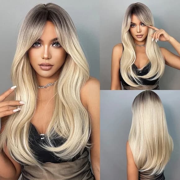 Blonde Ombre Beauty Wig - Thumbnail 3