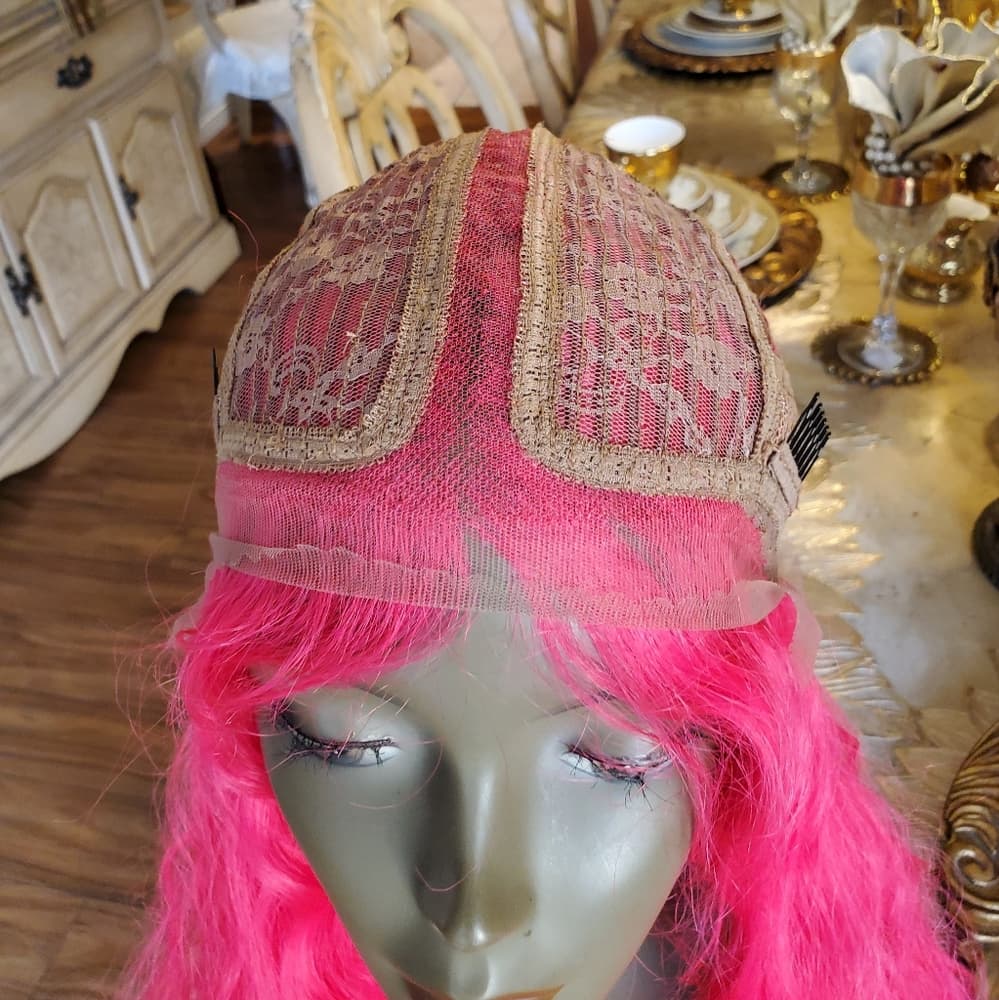 Dark Pink Beauty Lace Front Wig - Thumbnail 9