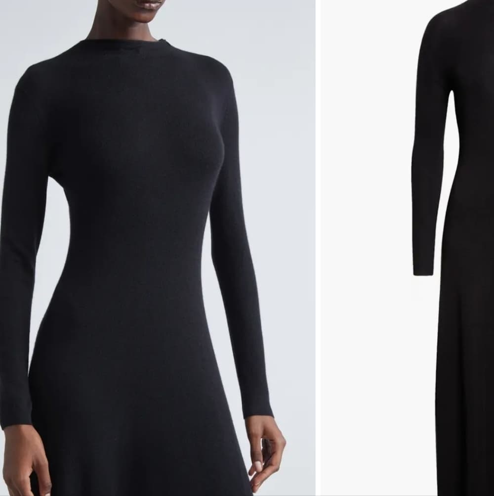 Beautiful Black Stretch Windsor Dress