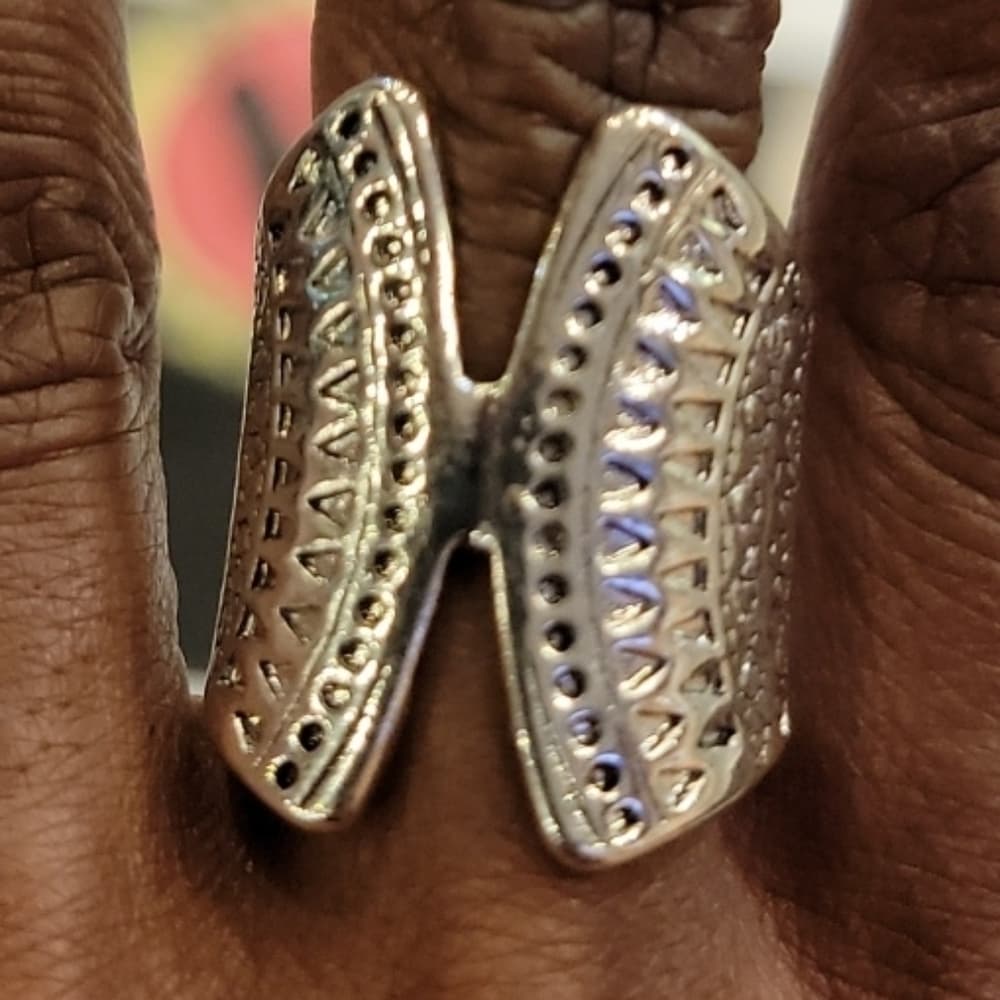 Vintage Sterling silver ring size - Thumbnail 4