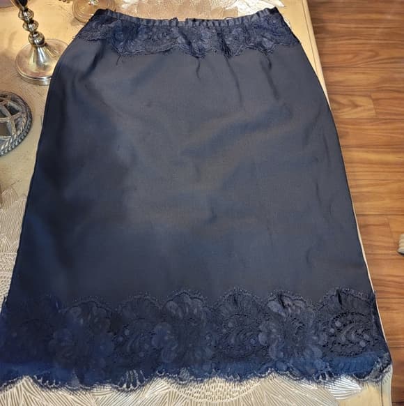 Dolce & Gabbana Black Lace Pencil Skirt - Thumbnail 9