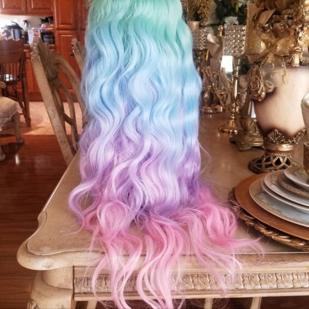 Rainbow Beauty Lace Front Wig - Thumbnail 2