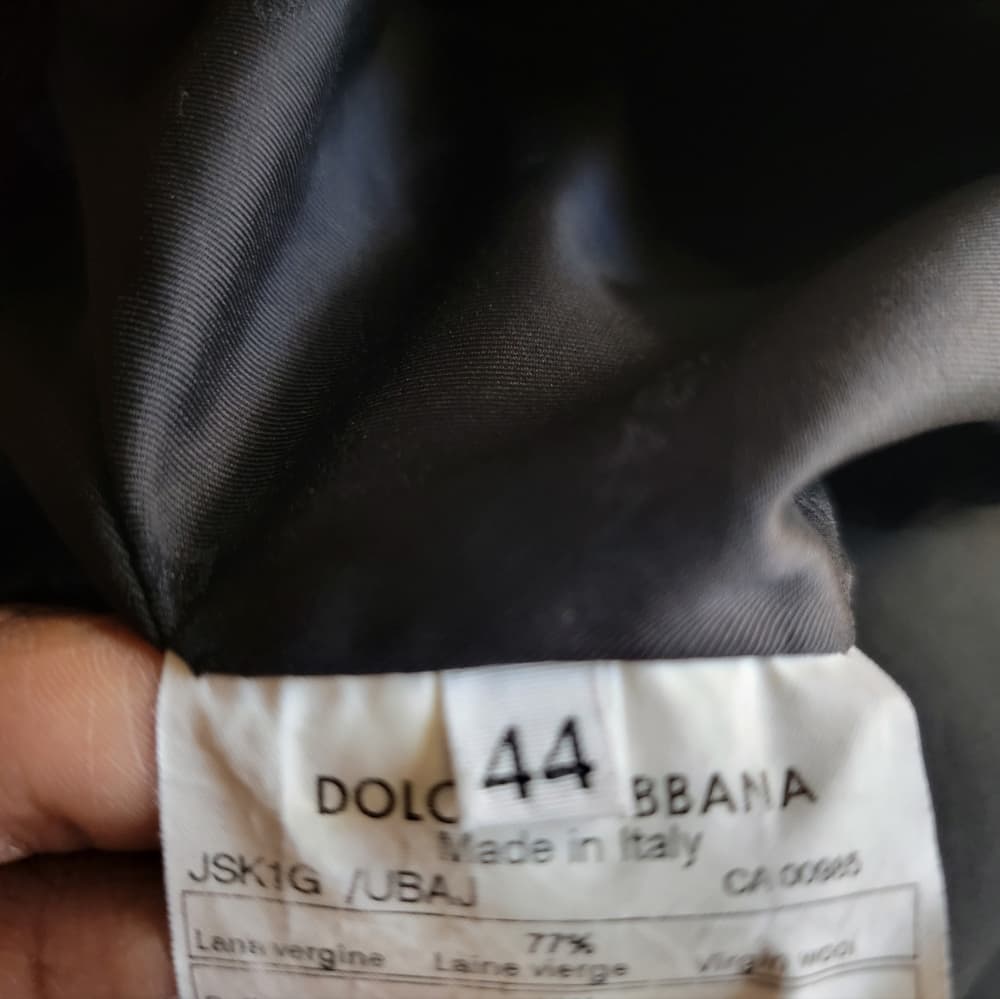 Dolce & Gabbana Black Lace Pencil Skirt - Thumbnail 7