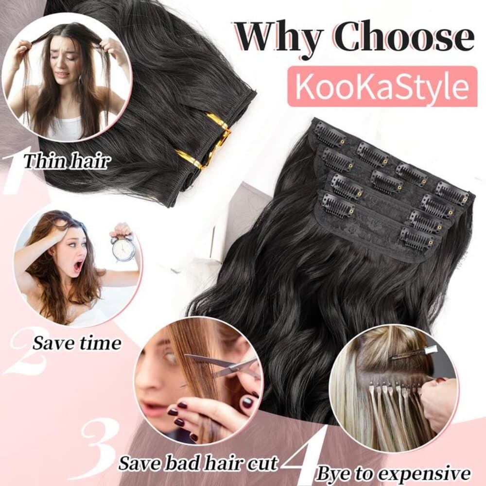 Beautiful Clip in Extensions - Thumbnail 7