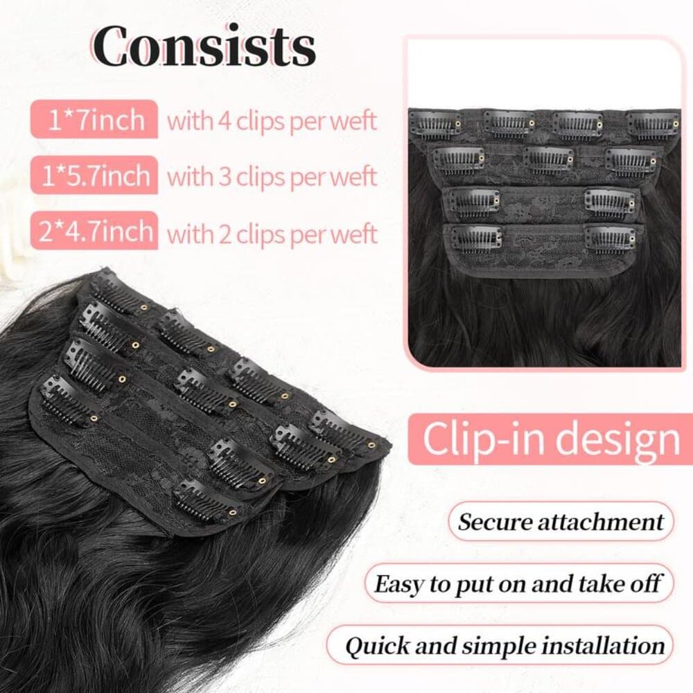 Beautiful Clip in Extensions - Thumbnail 4