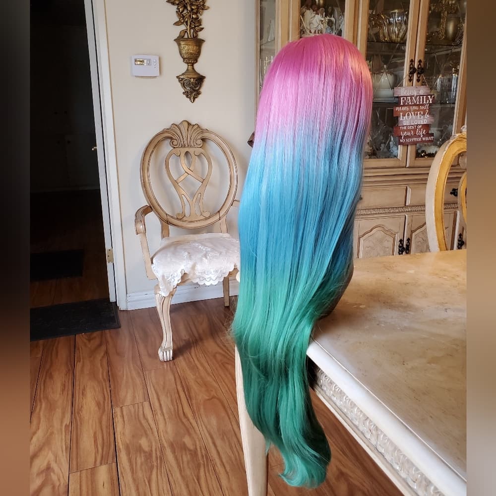 Rainbow Beauty Lace Front Wig - Thumbnail 7