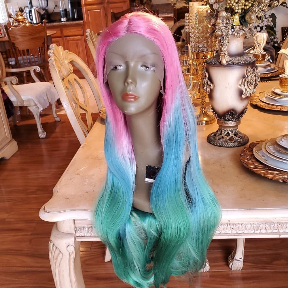 Rainbow Beauty Lace Front Wig - Thumbnail 13
