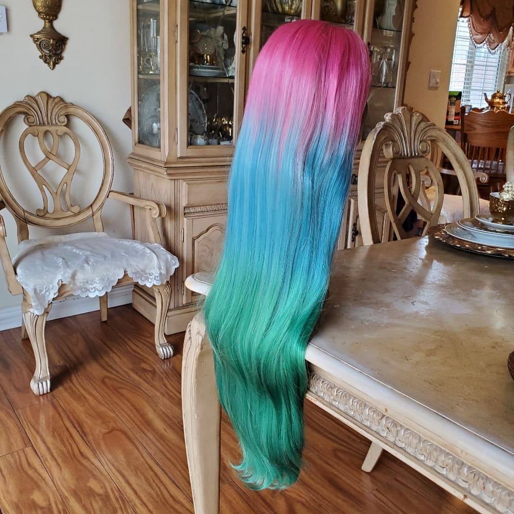 Rainbow Beauty Lace Front Wig - Thumbnail 9