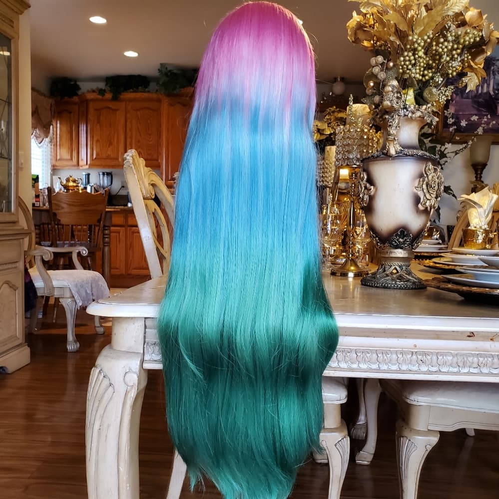 Rainbow Beauty Lace Front Wig - Thumbnail 16
