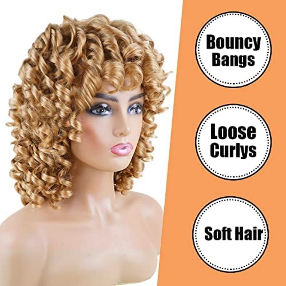 Blonde Big Curly Beauty Wig