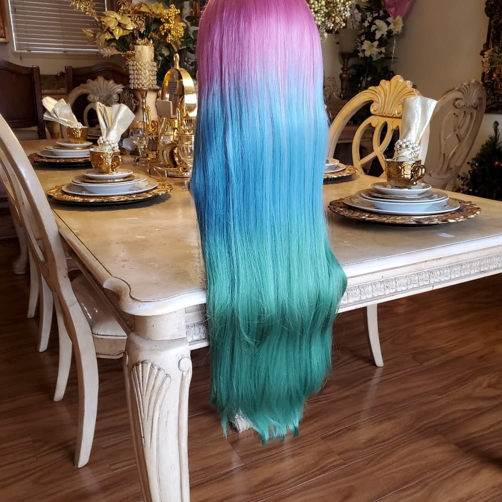 Rainbow Beauty Lace Front Wig - Thumbnail 15