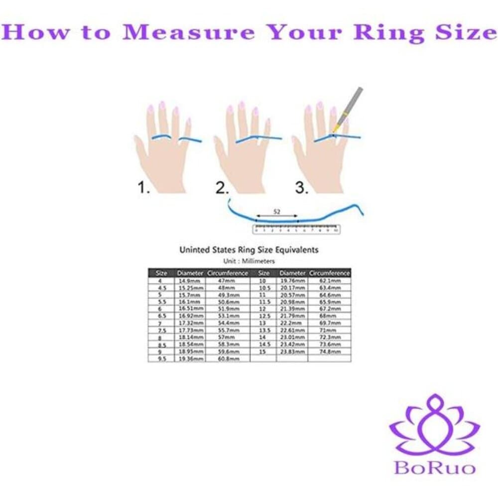 925 Sterling Silver Ring, Cubic Zirconia CZ Eternity Engagement Wedding - Thumbnail 2