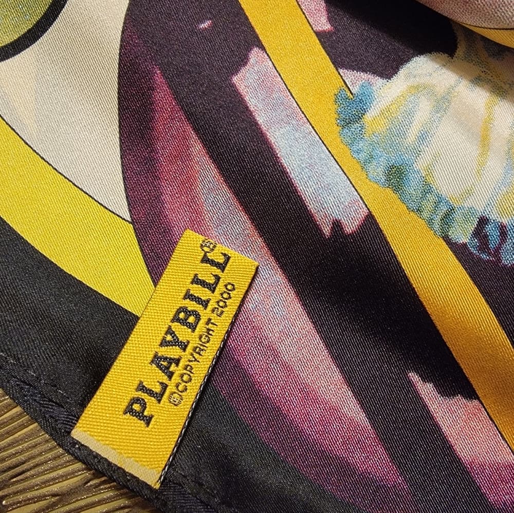 Playbill Beautiful 100 Percent Silk Scarf - Thumbnail 10