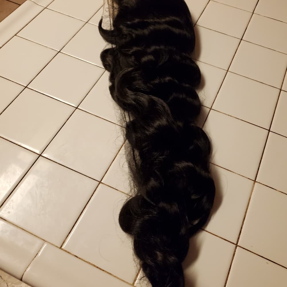 Black LaceFront Wig 32-34 inches!! #1b - Thumbnail 10