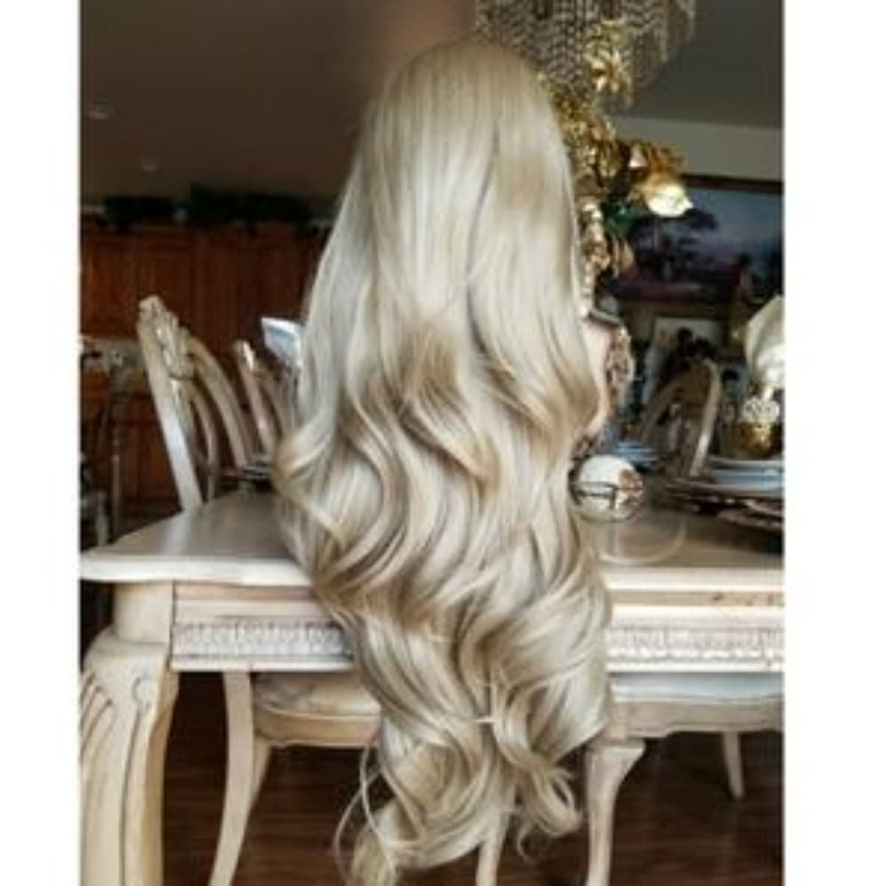Ash Blonde Beauty Lace Front Wig - Thumbnail 5