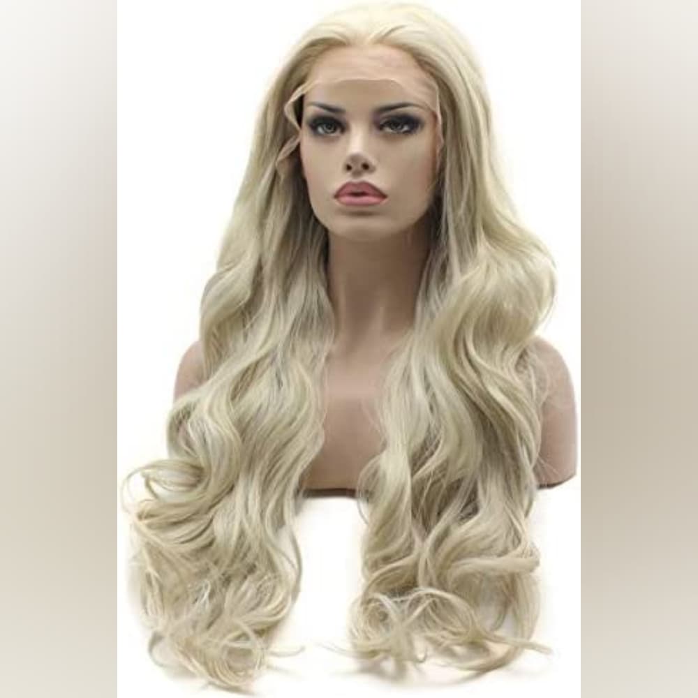 Ash Blonde Beauty Lace Front Wig - Thumbnail 2