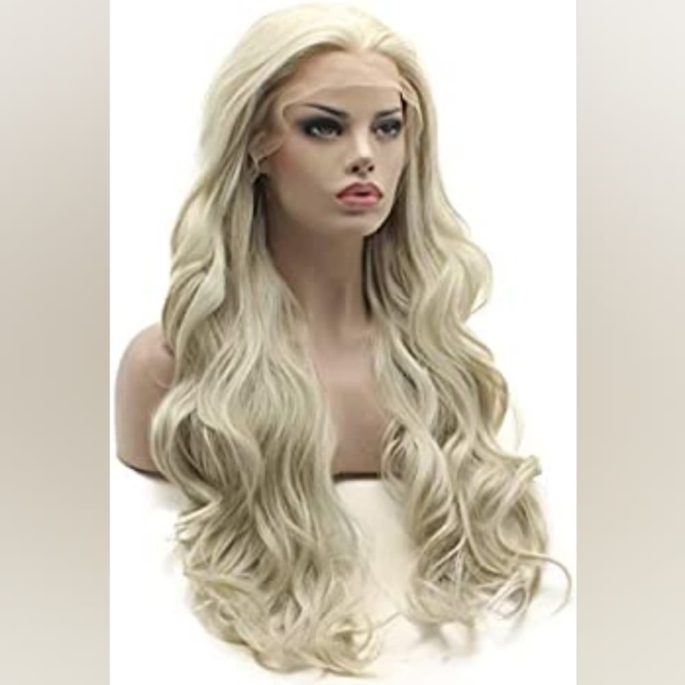 Ash Blonde Beauty Lace Front Wig - Thumbnail 3