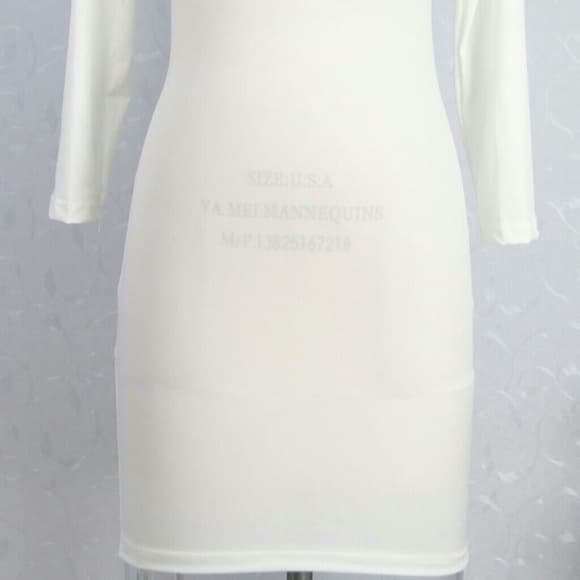 Beautiful White Pencil Dress! - Thumbnail 2