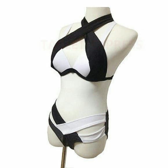 Bikini Bandage Push Up Padded Swimwear Swimsuit - Thumbnail 2