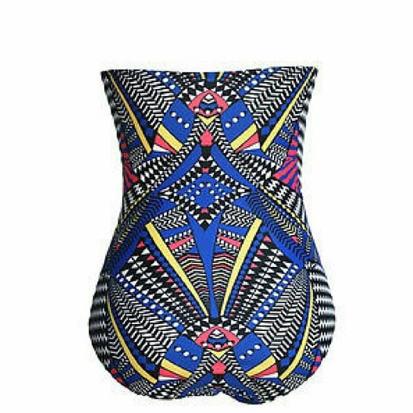 Swimwear Bathing Monokini Push Up Padded Bikini - Thumbnail 2