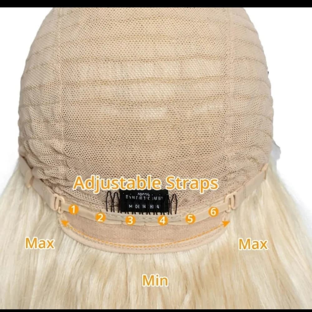 Blonde Straight Wavy Beauty Lace Front Wig - Thumbnail 3