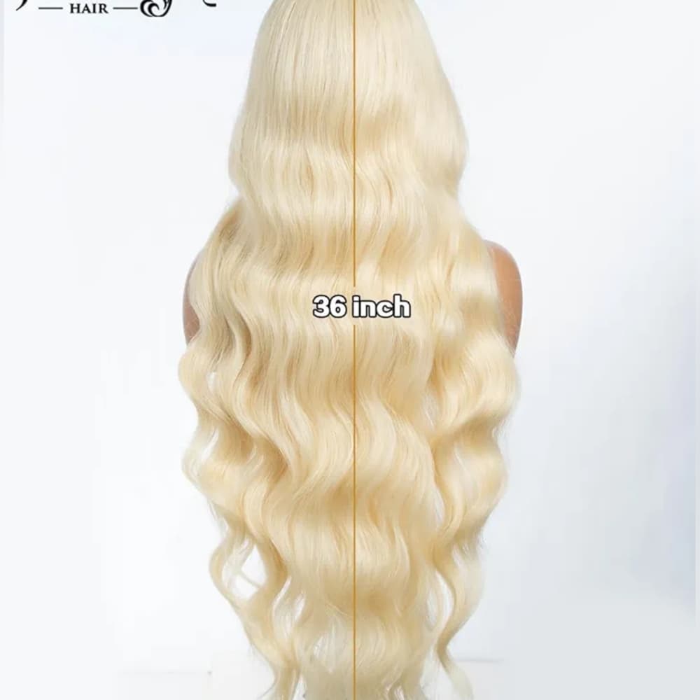 Blonde Straight Wavy Beauty Lace Front Wig - Thumbnail 2