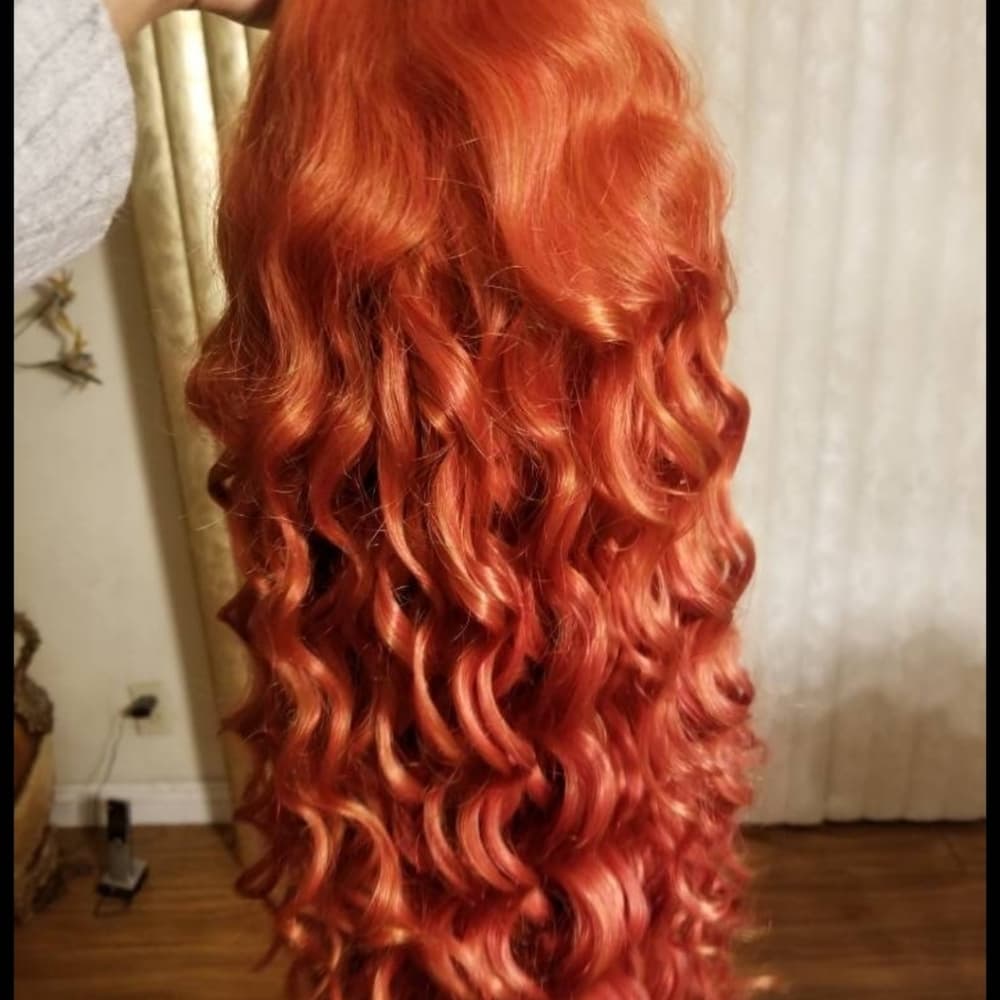Copper Red Beauty Lace Front Wig - Thumbnail 12