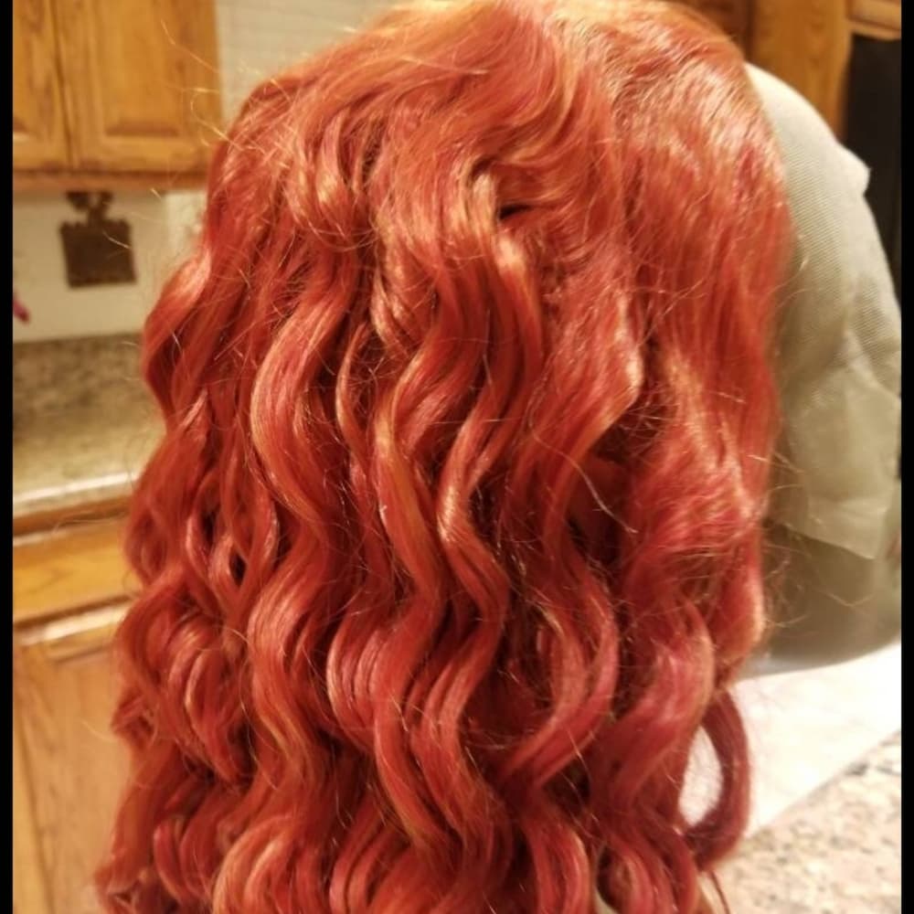 Copper Red Beauty Lace Front Wig - Thumbnail 6