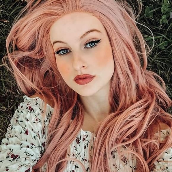 Pink Beauty Lace Front Wig - Thumbnail 9