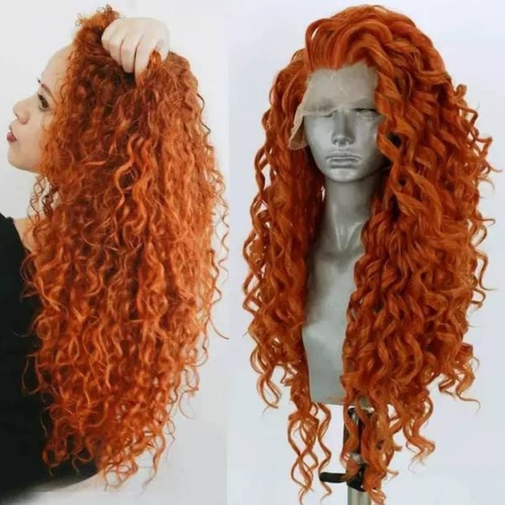 Copper Red Beauty Lace Front Wig - Thumbnail 13