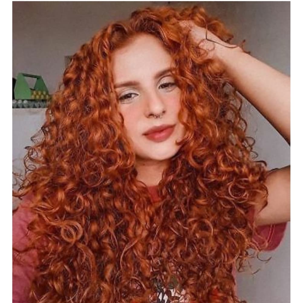Copper Red Beauty Lace Front Wig - Thumbnail 2