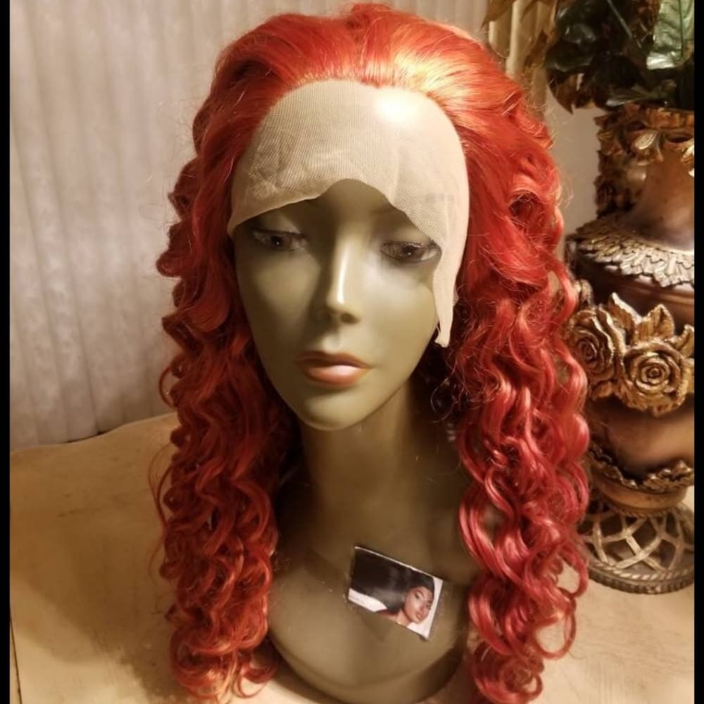 Copper Red Beauty Lace Front Wig - Thumbnail 10