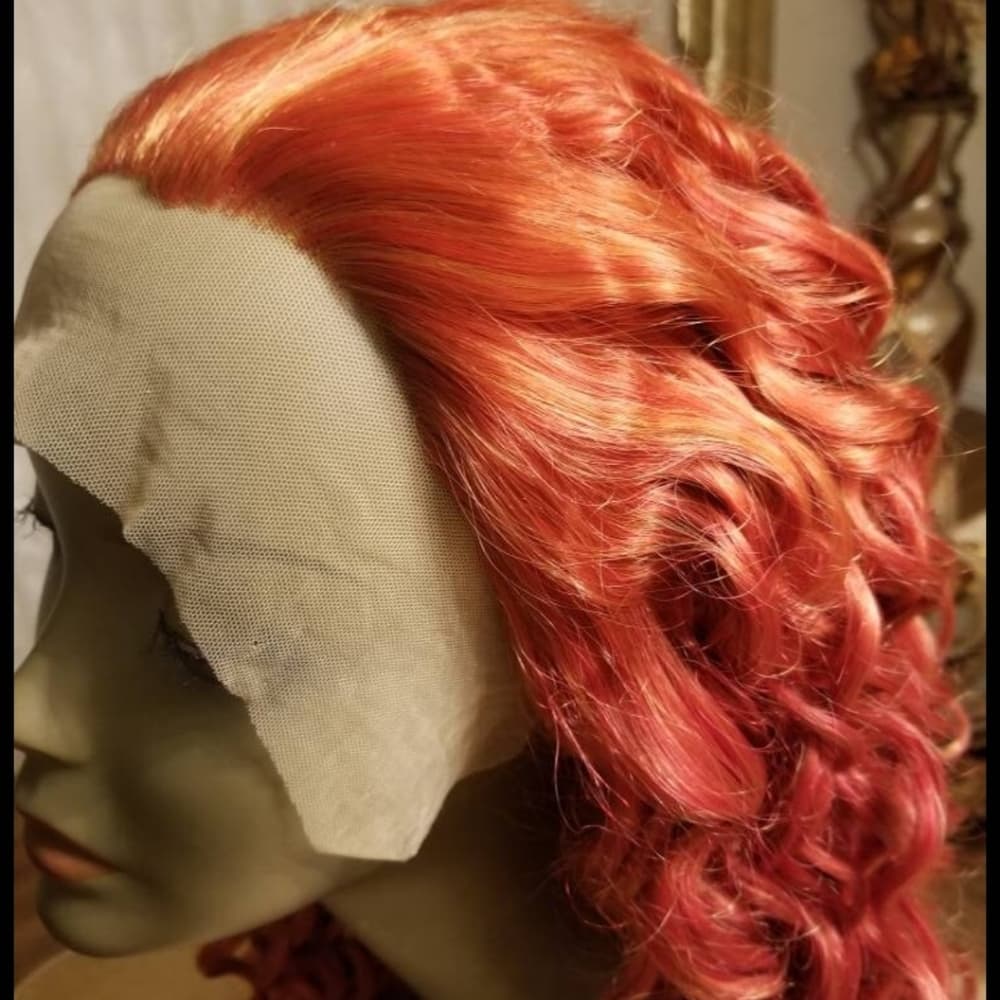 Copper Red Beauty Lace Front Wig - Thumbnail 7