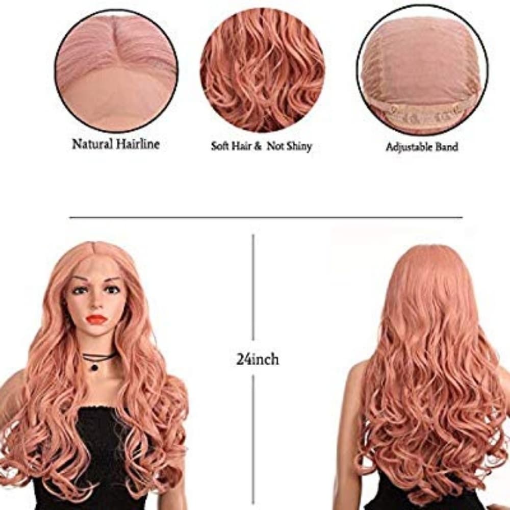 Pink Beauty Lace Front Wig - Thumbnail 6