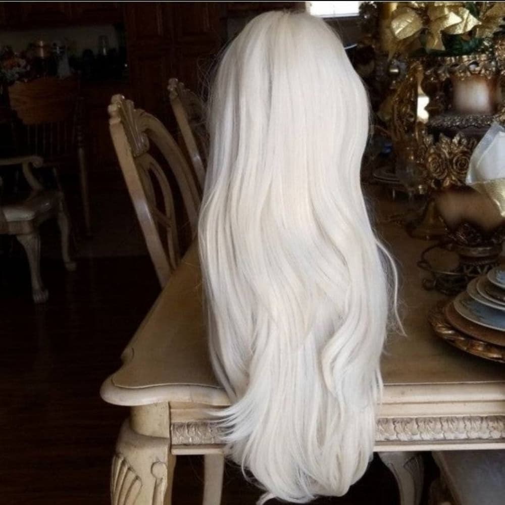 Pale Blonde Lace Front Wig - Thumbnail 5