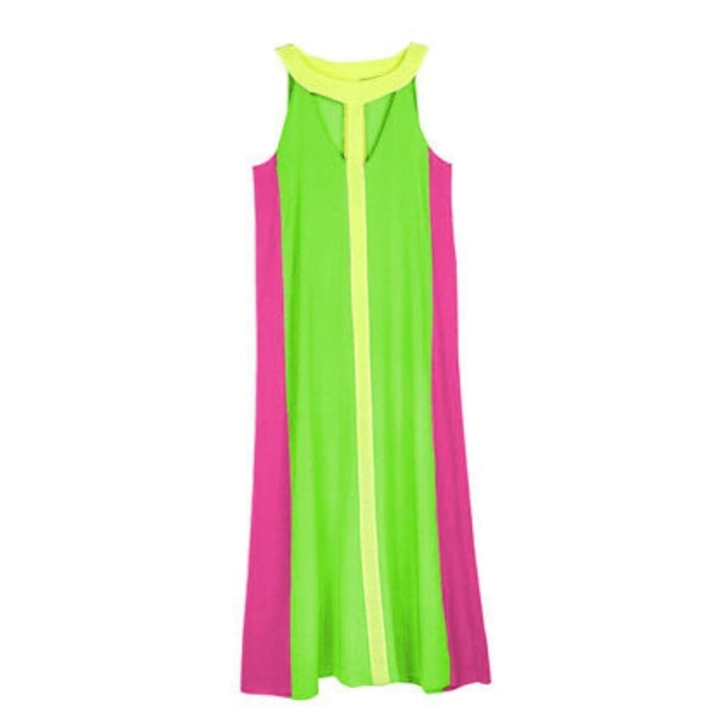 Multicolor Maxi Sundress - Thumbnail 7