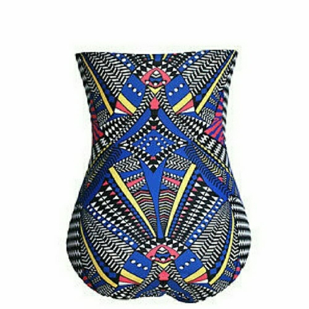 Swimwear Bathing Monokini Push Up Padded Bikini - Thumbnail 2