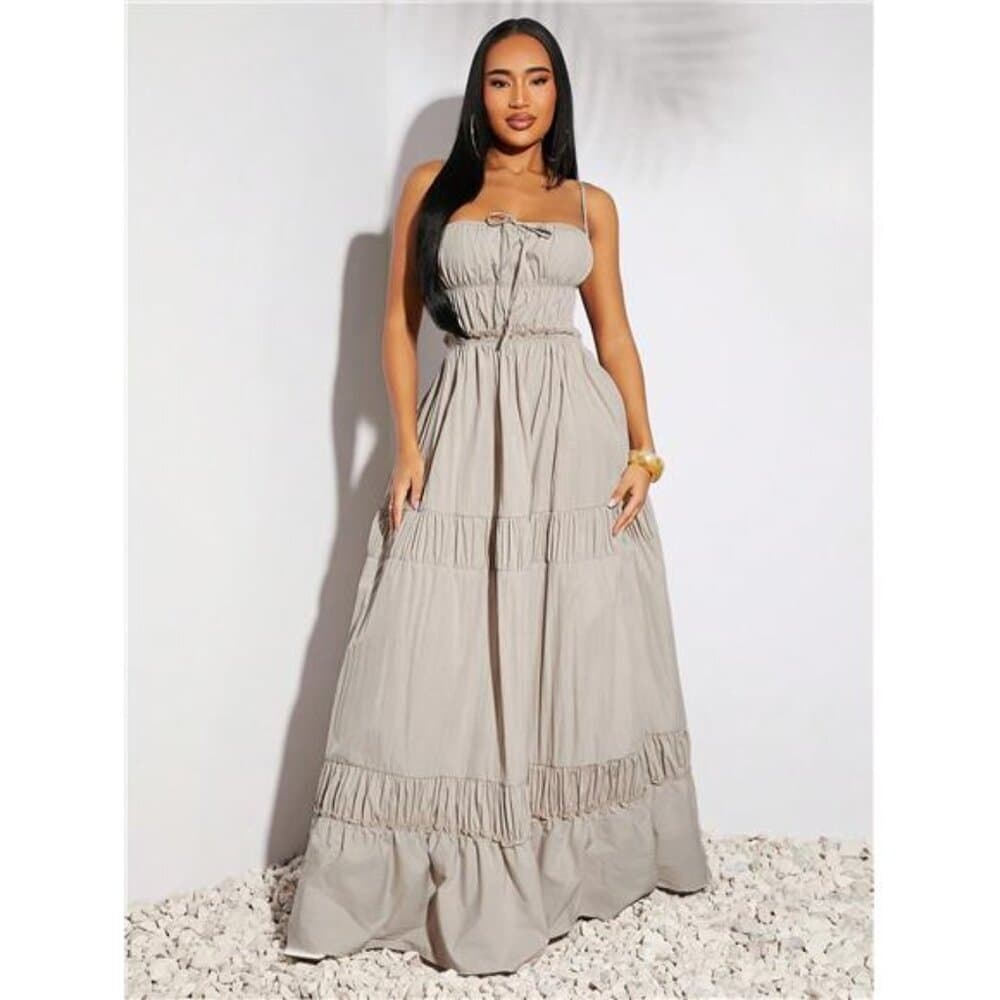 Sundress;Beach;Spring Summer Vacation Wedding Valentine's Day Women's - Thumbnail 2