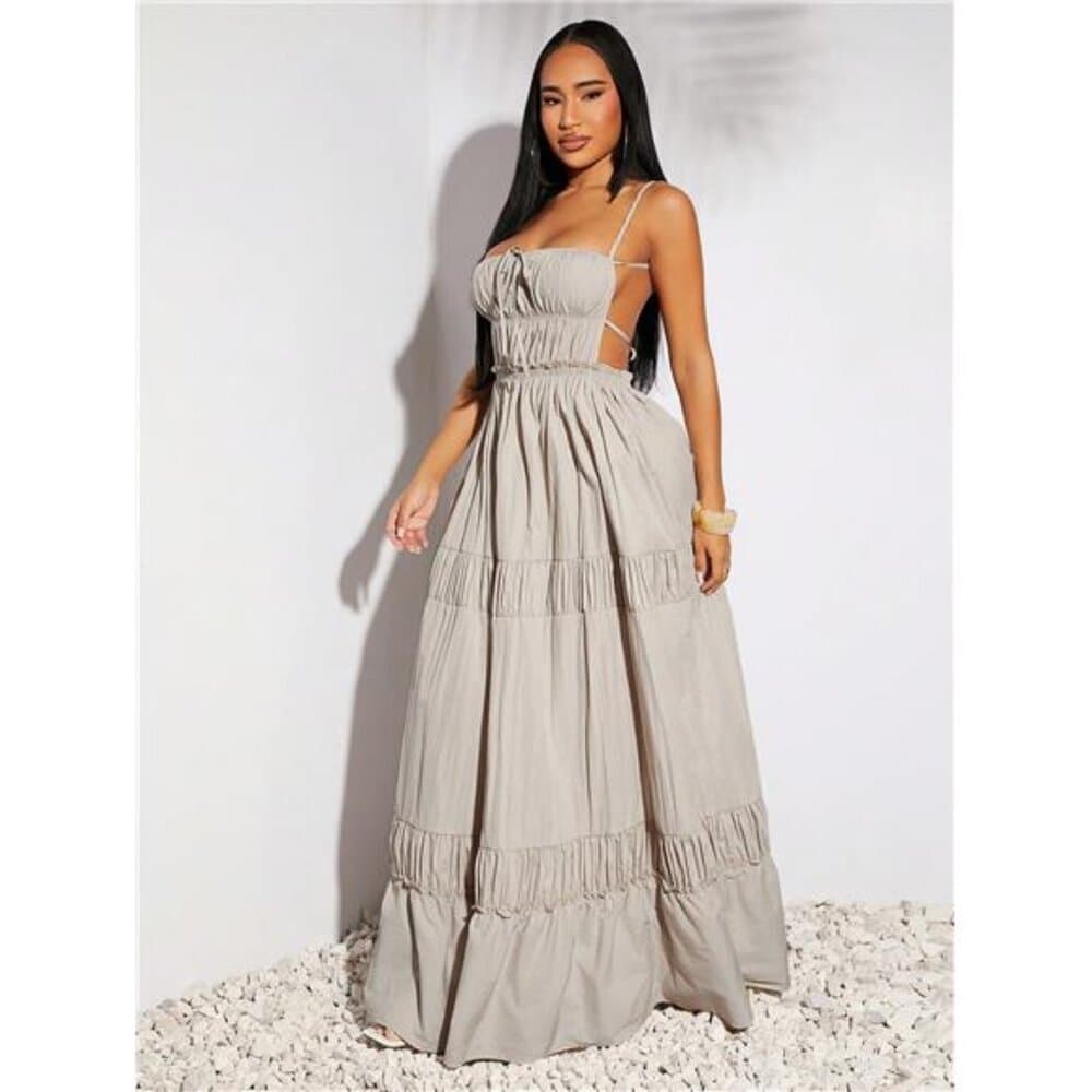 Sundress;Beach;Spring Summer Vacation Wedding Valentine's Day Women's - Thumbnail 7