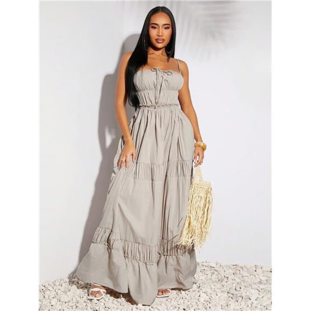 Sundress;Beach;Spring Summer Vacation Wedding Valentine's Day Women's - Thumbnail 5