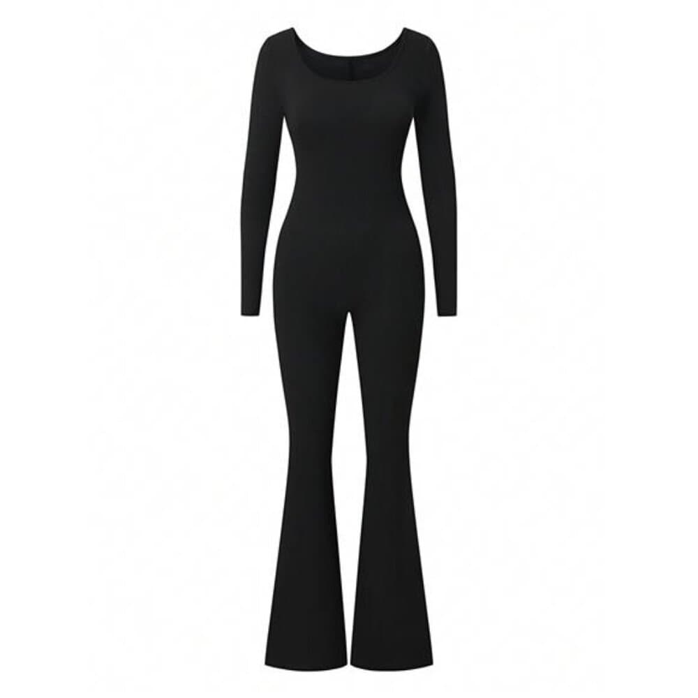 Women's Fashionable Mature Charming Open V-Neck Jumpsuit, Suitable For