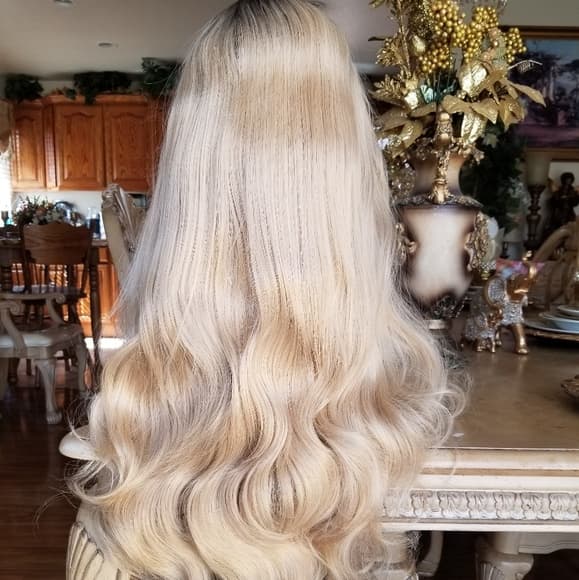 Ombre Blonde Beauty Lace Front Wig - Thumbnail 9