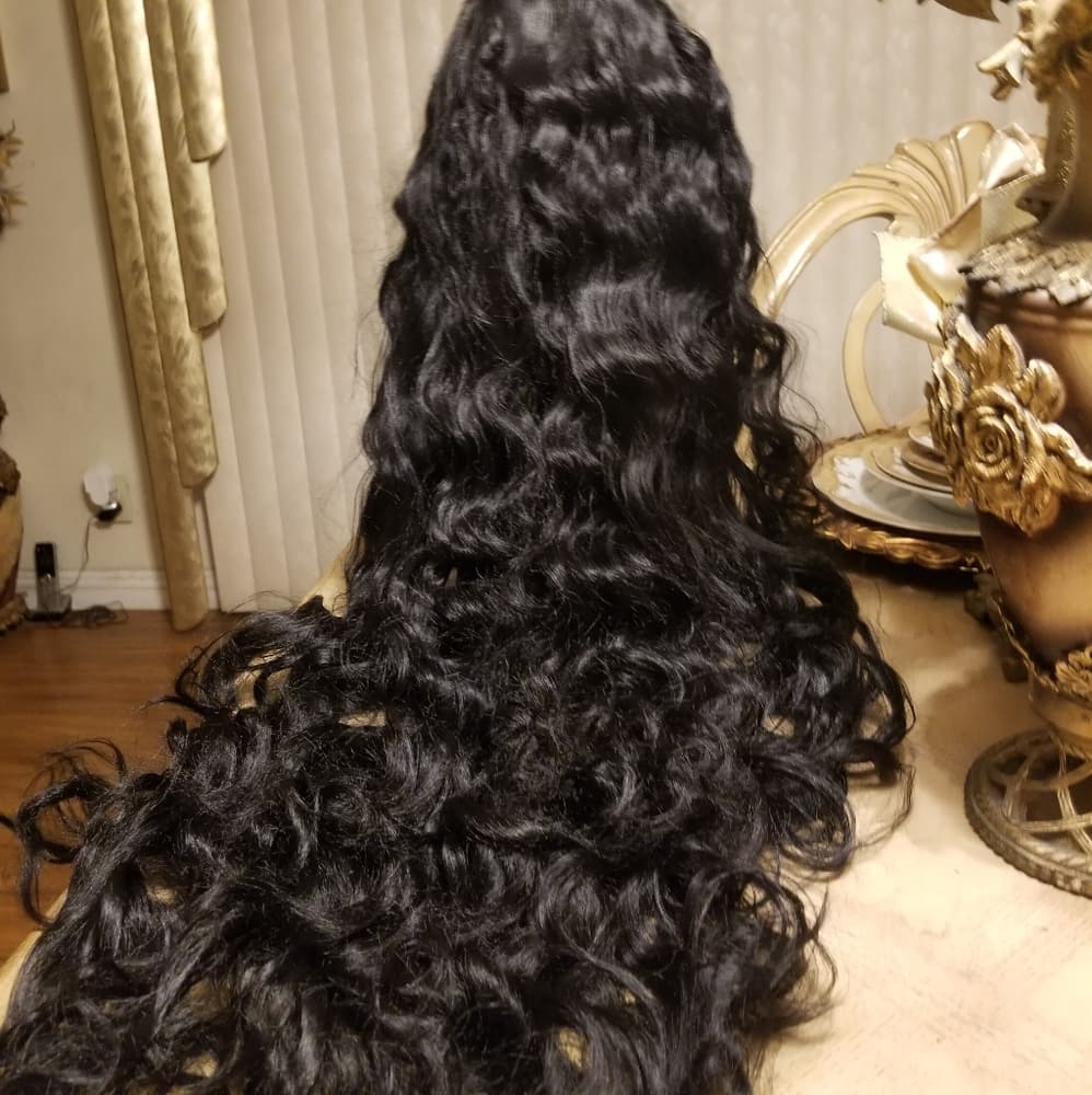 Black Straight Beauty Lace Front Wig - Thumbnail 12
