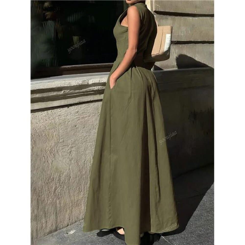 New Fashionable Casual Versatile Sleeveless Women Dress, Spring/Summer - Thumbnail 2