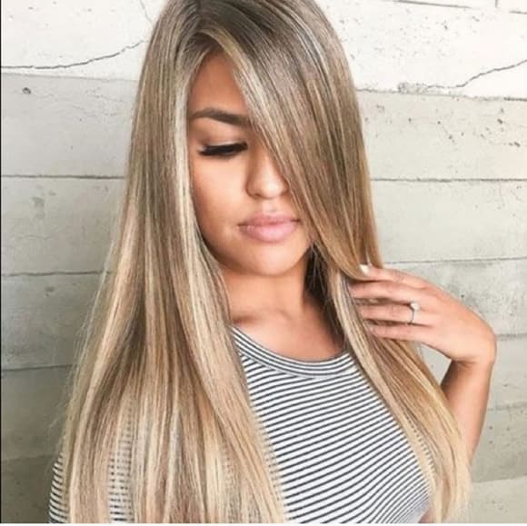 Ash Blonde Lace Front Wig - Thumbnail 6