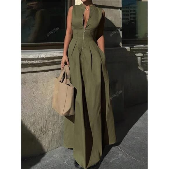 New Fashionable Casual Versatile Sleeveless Women Dress, Spring/Summer - Thumbnail 7