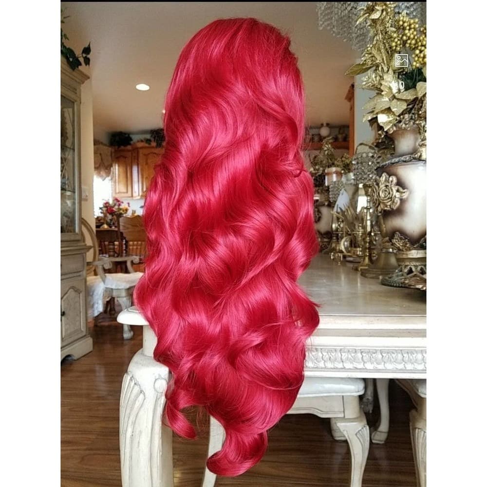 Red Beauty Lace Front Wig - Thumbnail 6