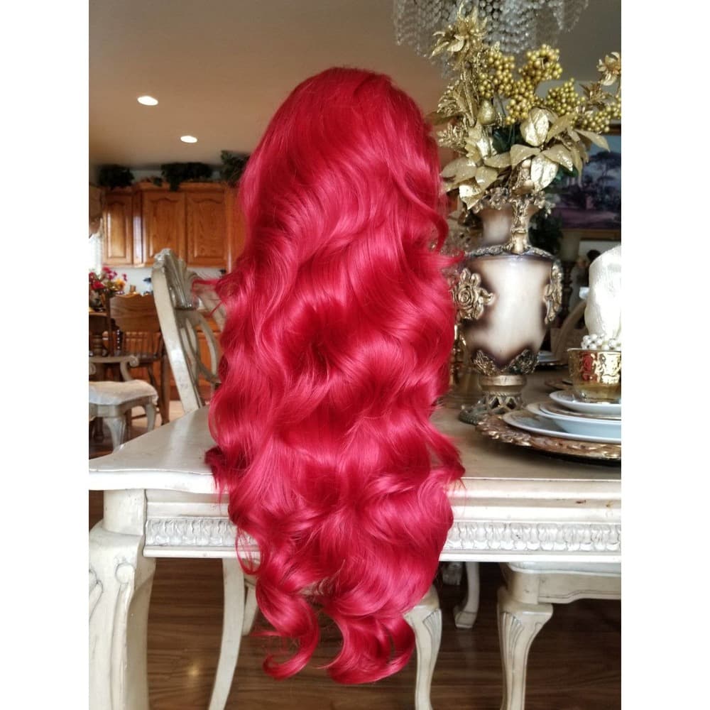 Red Beauty Lace Front Wig - Thumbnail 12